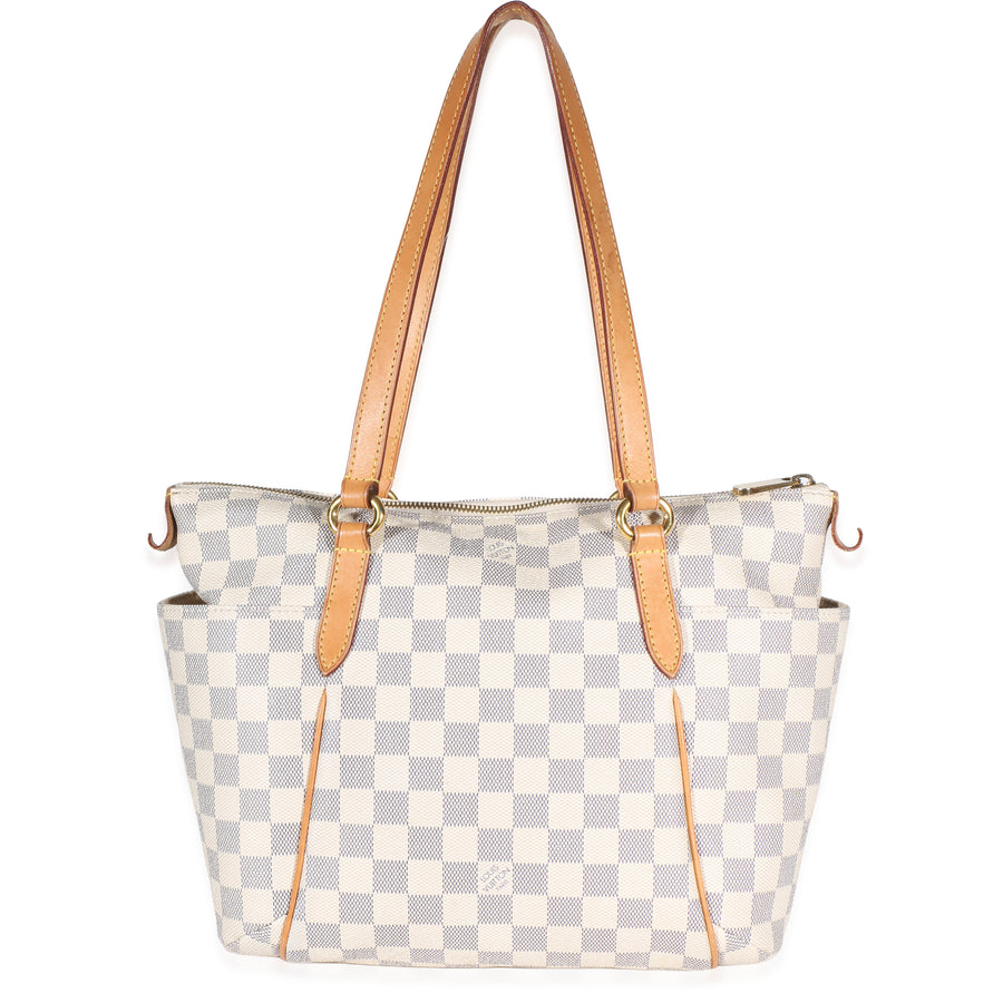 Louis Vuitton Damier Azur Canvas Totally Pm Beige Bag