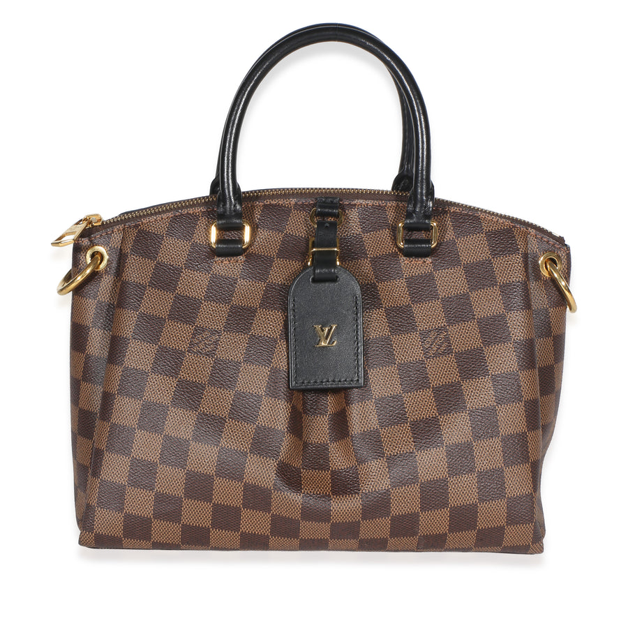Louis Vuitton Black Damier Ebene Canvas Odeon Tote Pm Brown