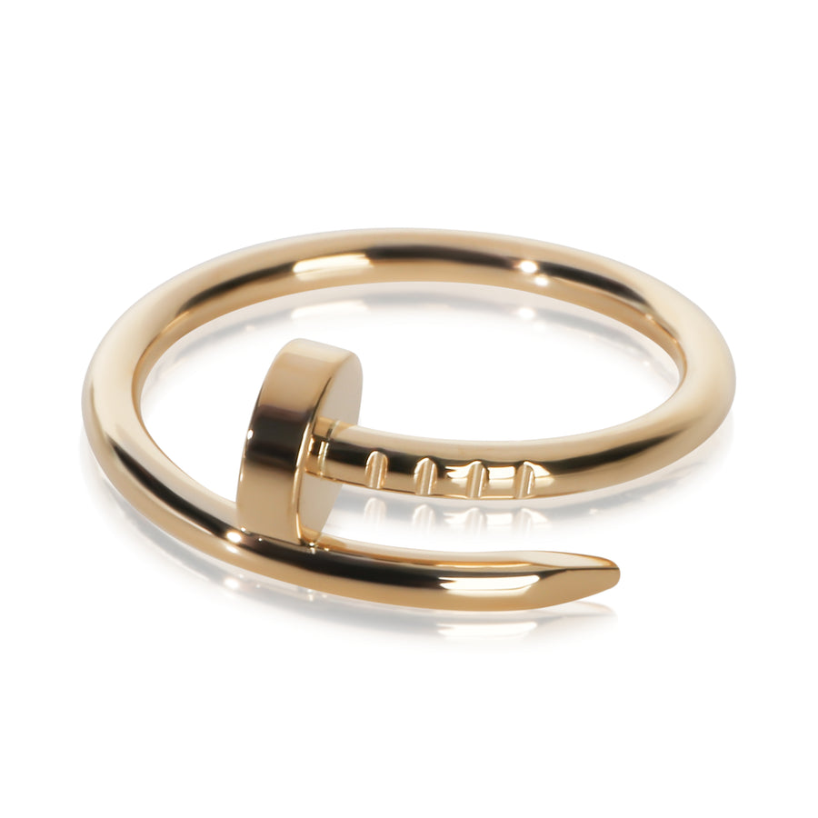 Cartier Yellow Gold Small Model Juste Un Clou Ring 18k Rings