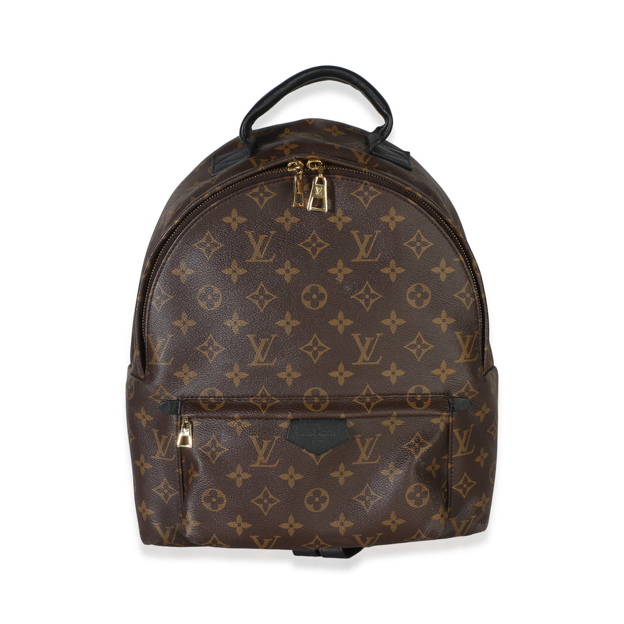 Louis Vuitton Monogram Canvas Palm Springs Backpack Mm Brown Coated