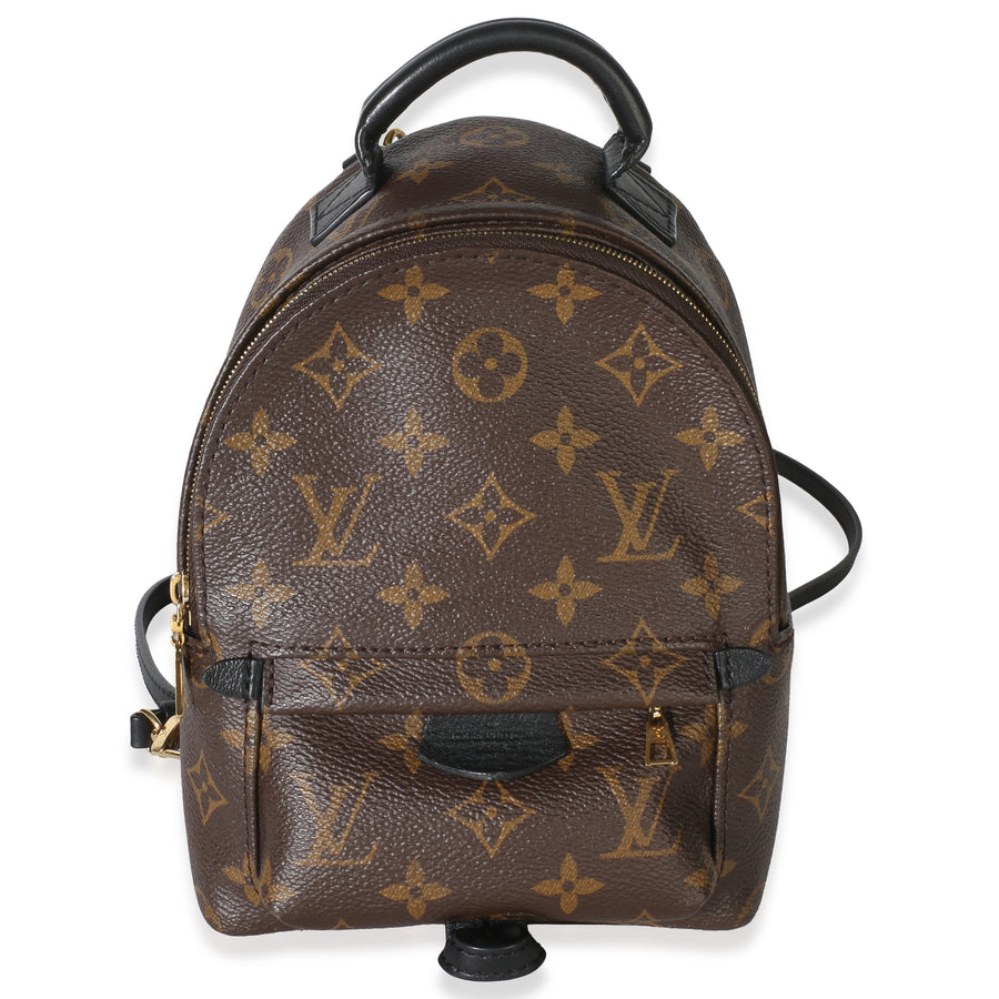 Louis Vuitton Monogram Canvas Mini Palm Springs Backpack Brown