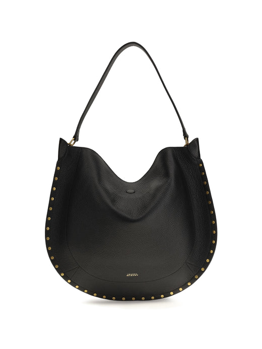 Isabel Marant Hobo Bag — Black Calf Leather Bos Taurus
