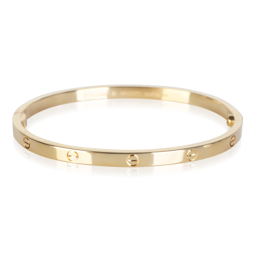 Cartier Yellow Gold Small Model Love Bracelet 18k Bracelets