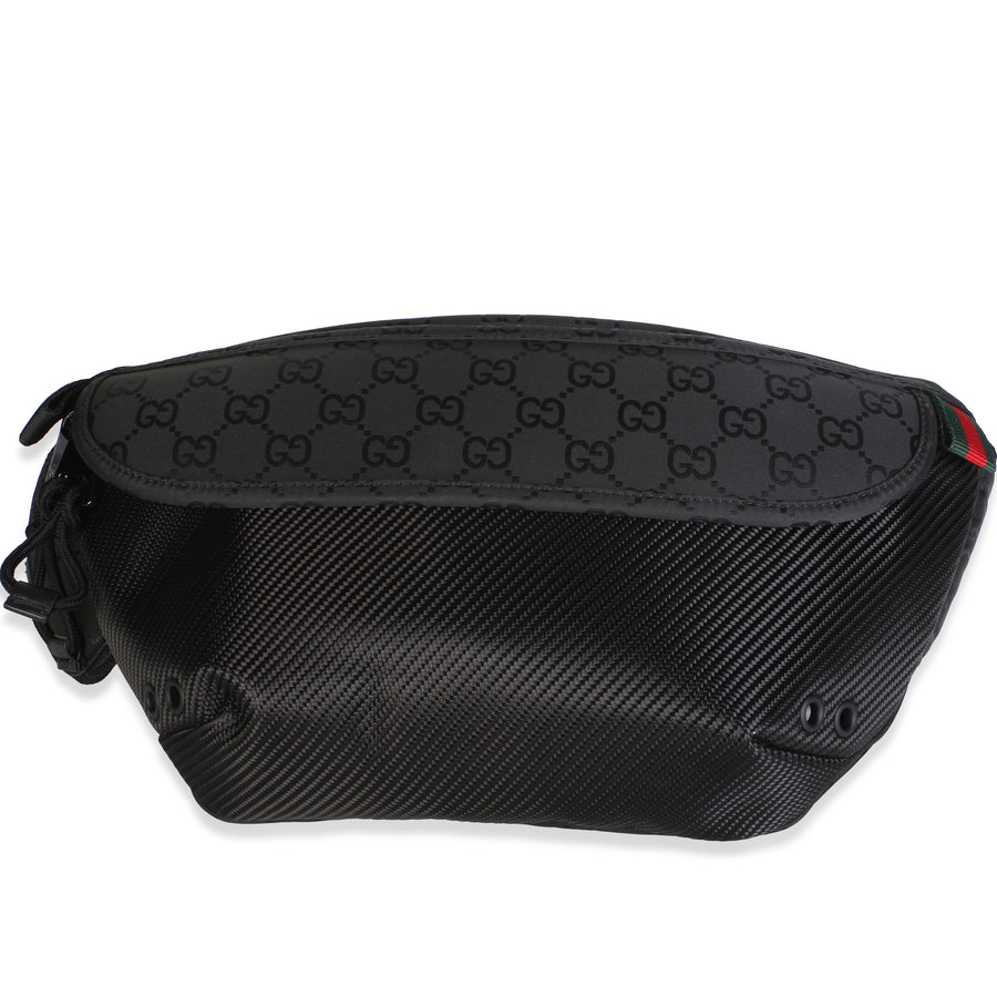 Gucci Black Nexus Nylon Large Belt Bag