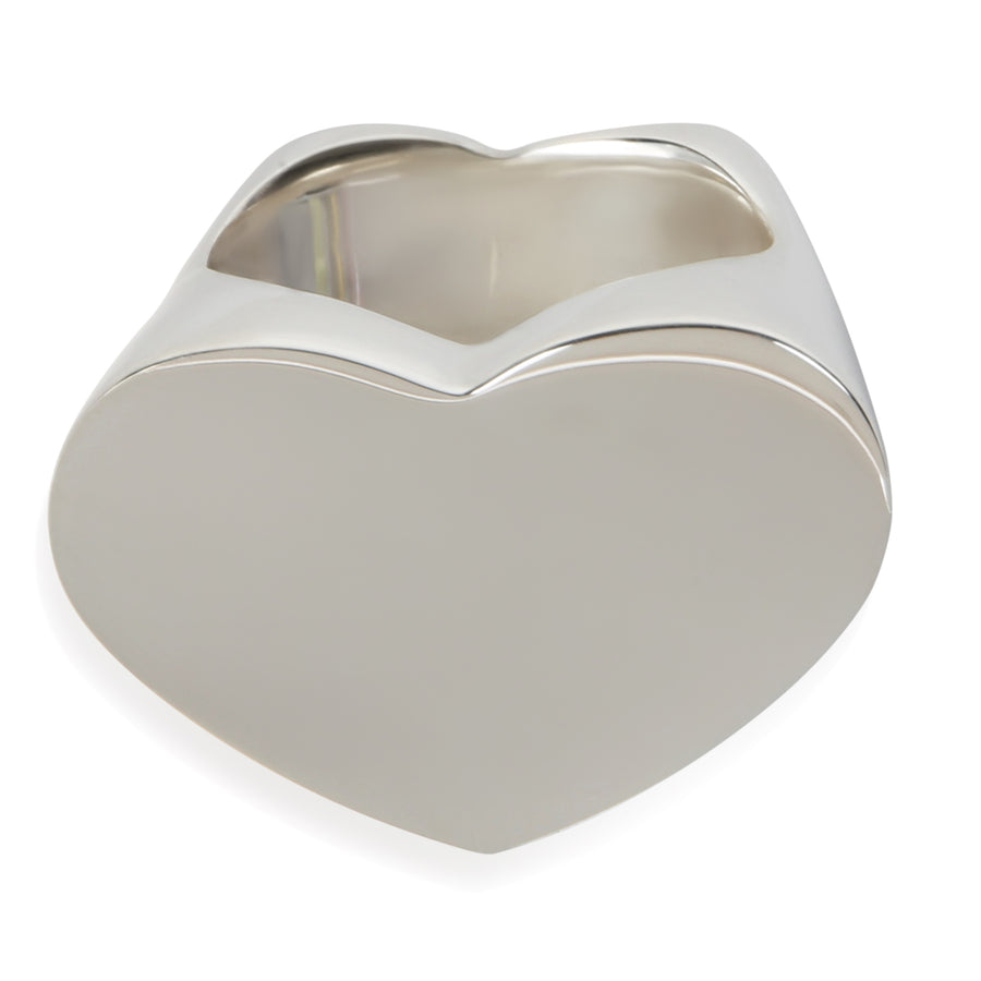 Tiffany & Co. Sterling Silver Paloma Picasso Heart Ring 925 Rings