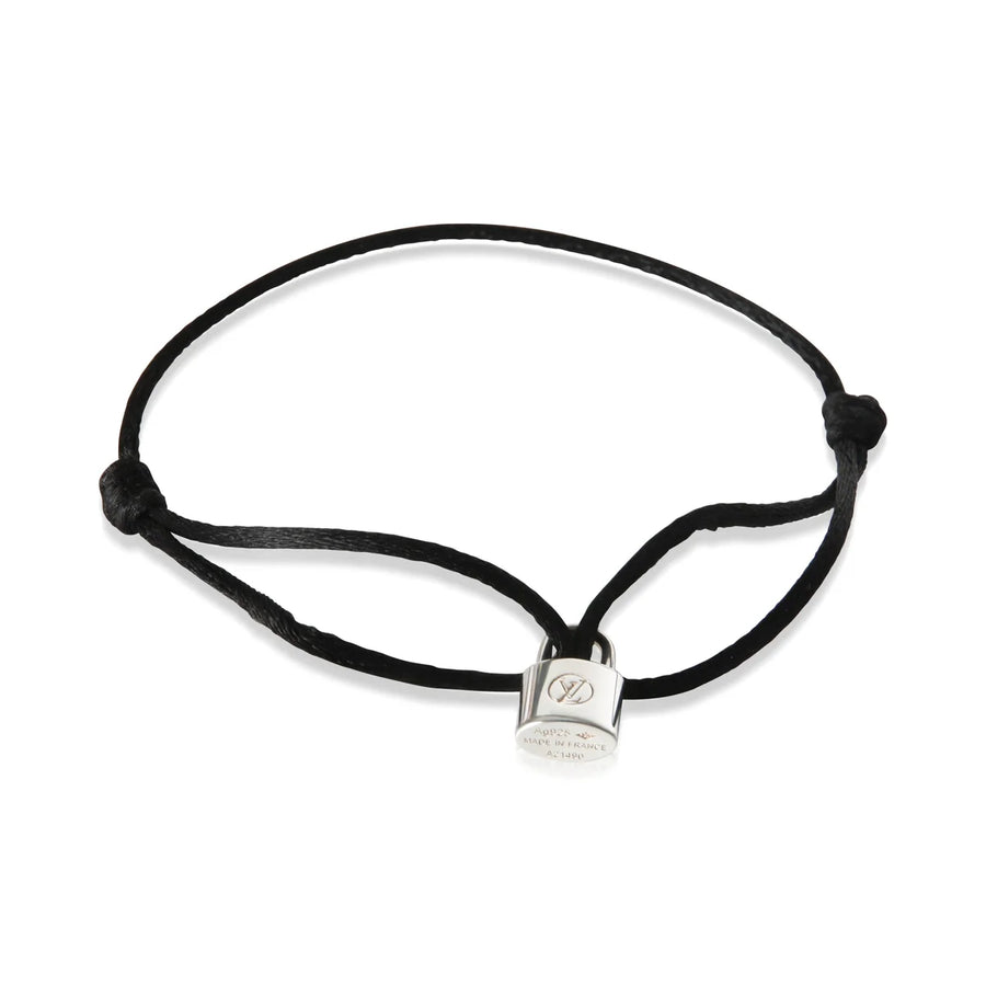 Louis Vuitton Sterling Silver Lock It Bracelet 925 Bracelets