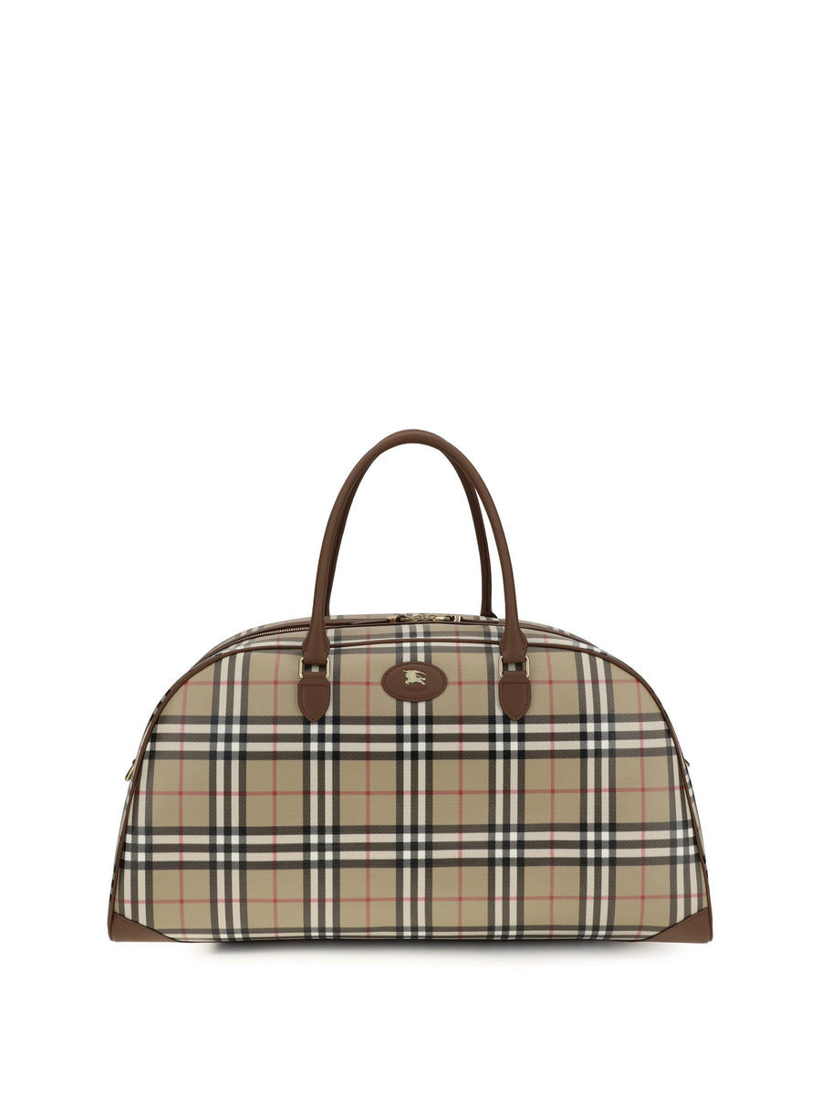 Burberry Shoulder Bag — Beige Cotton