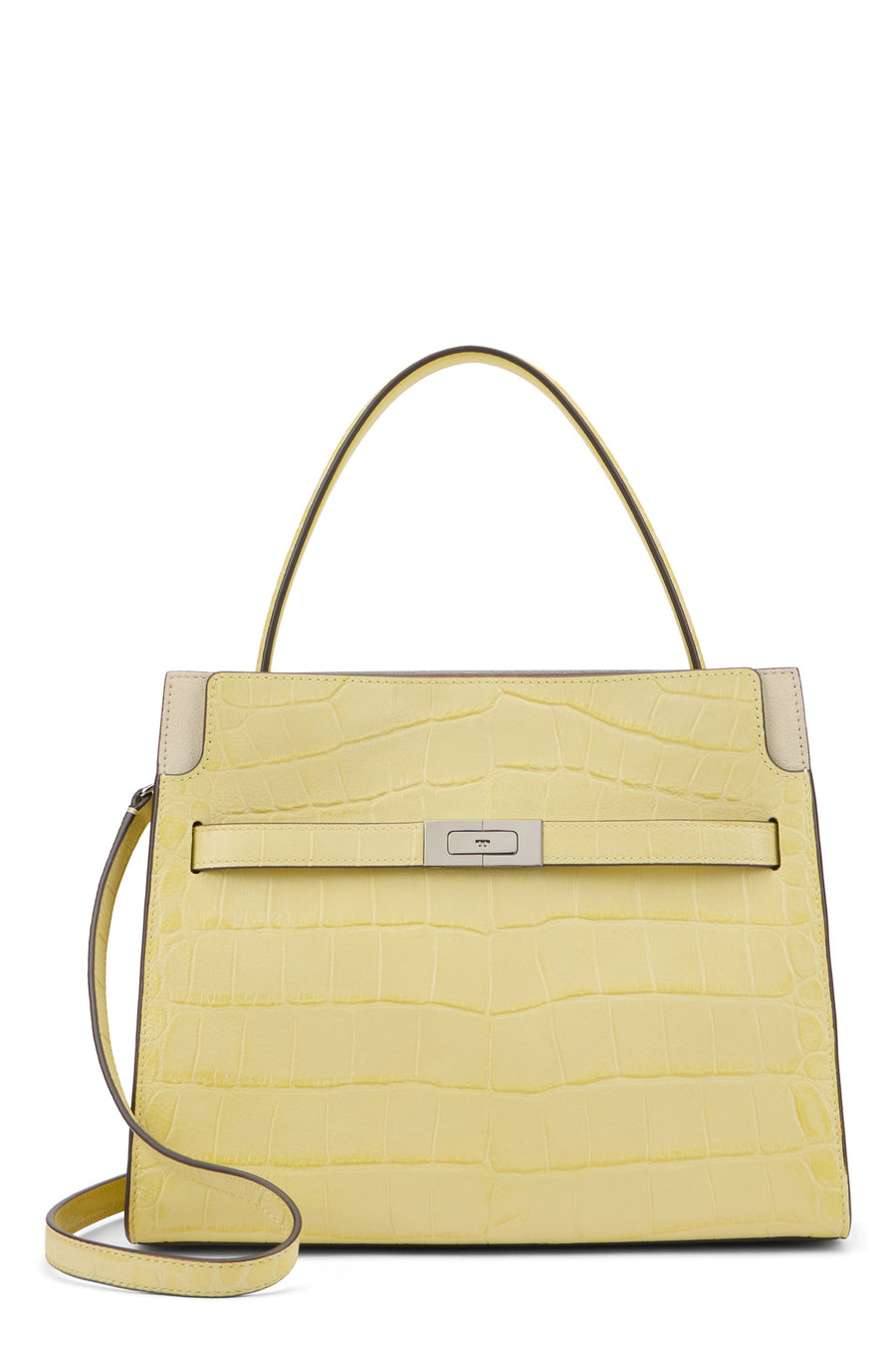 Tory Burch Top Handle Bag — Yellow Leather