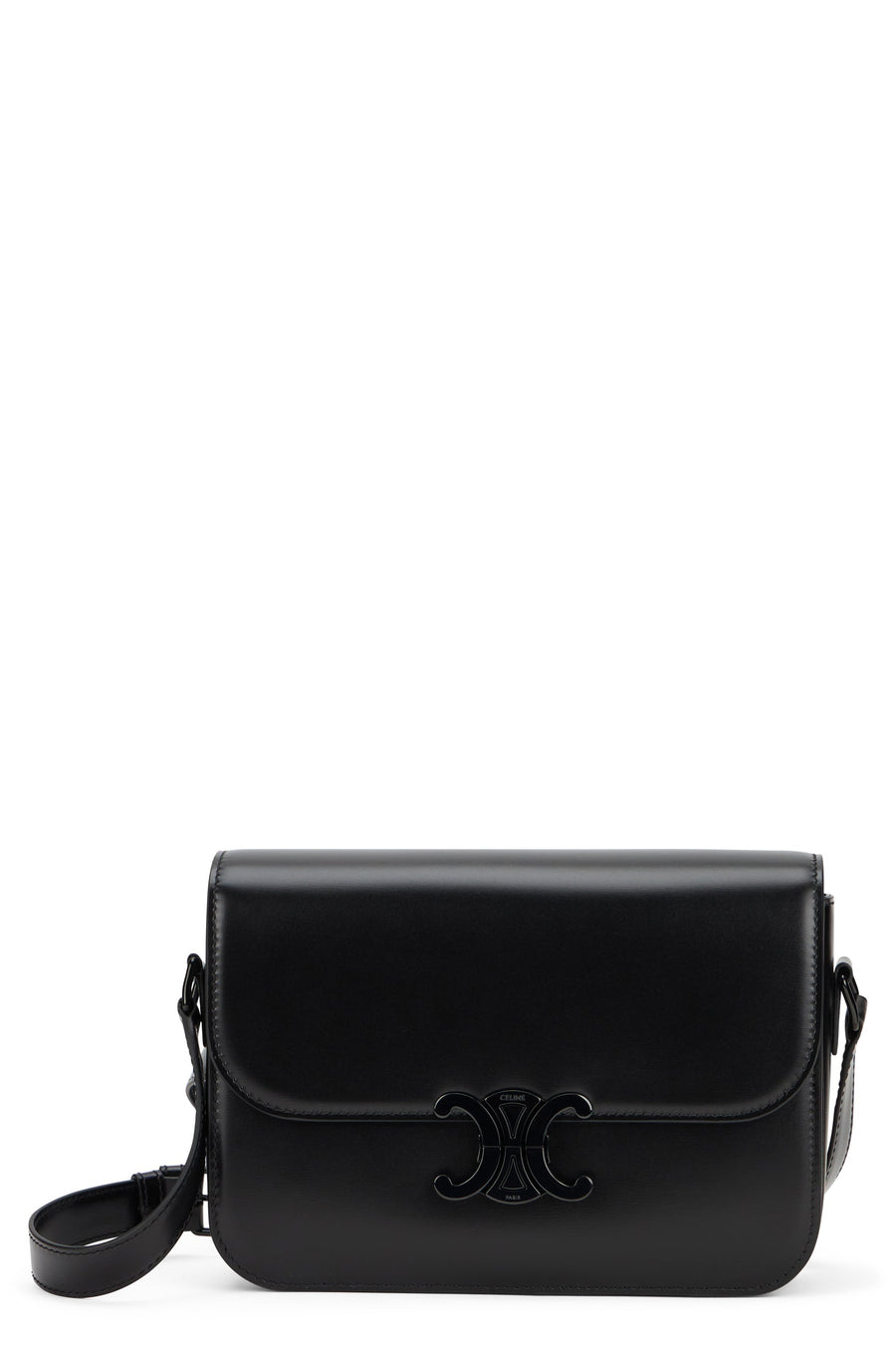 Celine Shoulder Bag — Black Calfskin