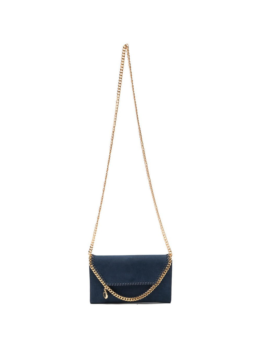 Stella Mccartney Wallet — Navy Blue Leather