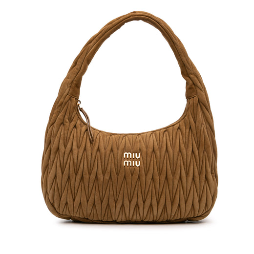 Large Matelasse Suede Wander Bag - Image 1