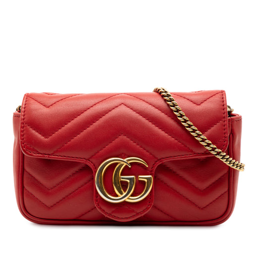 Mini GG Marmont Matelasse Leather Flap Crossbody - Image 1