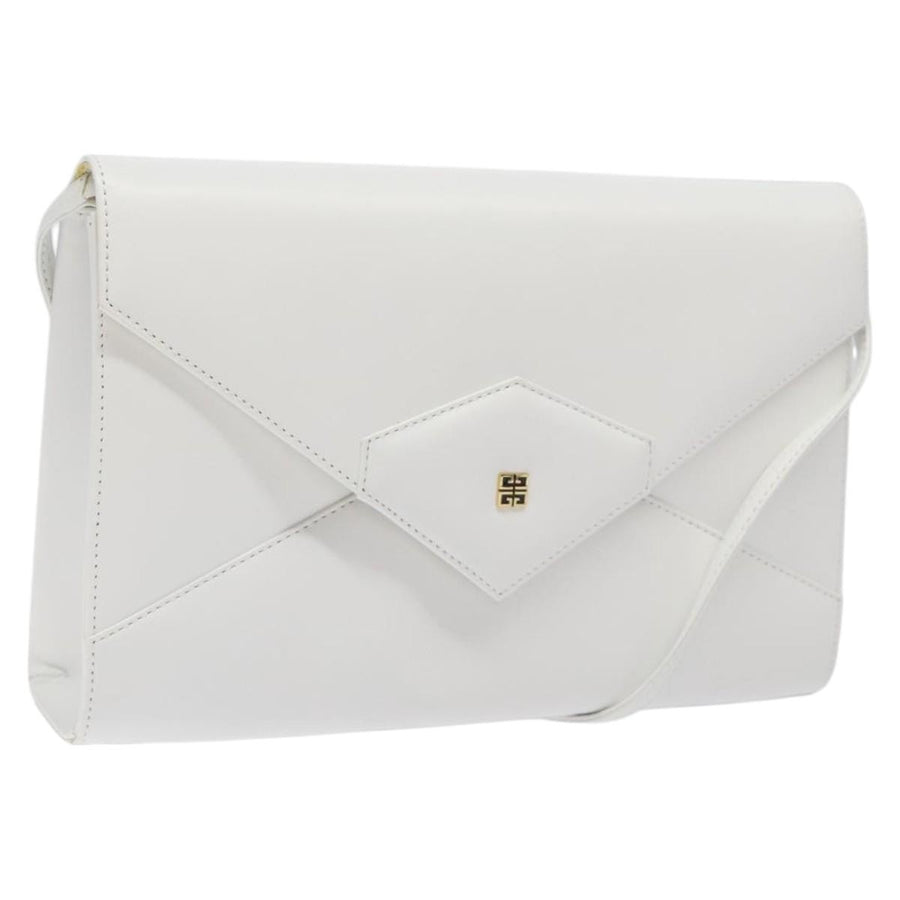 Givenchy Vintage 4g Leather White Bag
