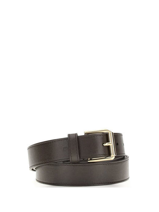 Givenchy Voyou Belt — Brown Calf Leather Bos Taurus