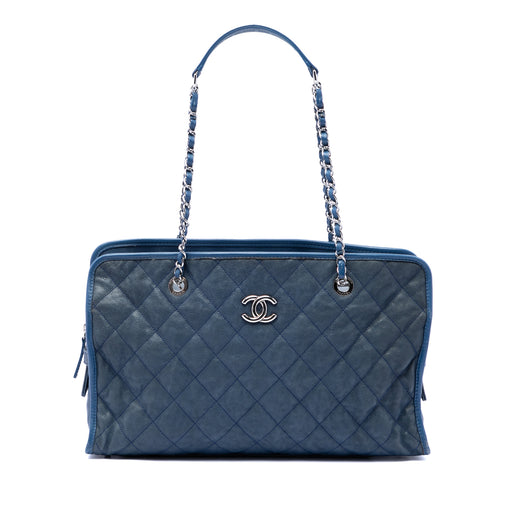 Quilted Caviar French Riviera Tote - Image 1