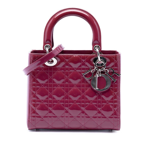Medium Patent Cannage Lady Dior - Image 1