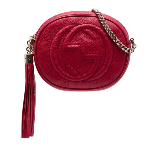 Mini Pebbled Calfskin Soho Chain Crossbody - Image 1