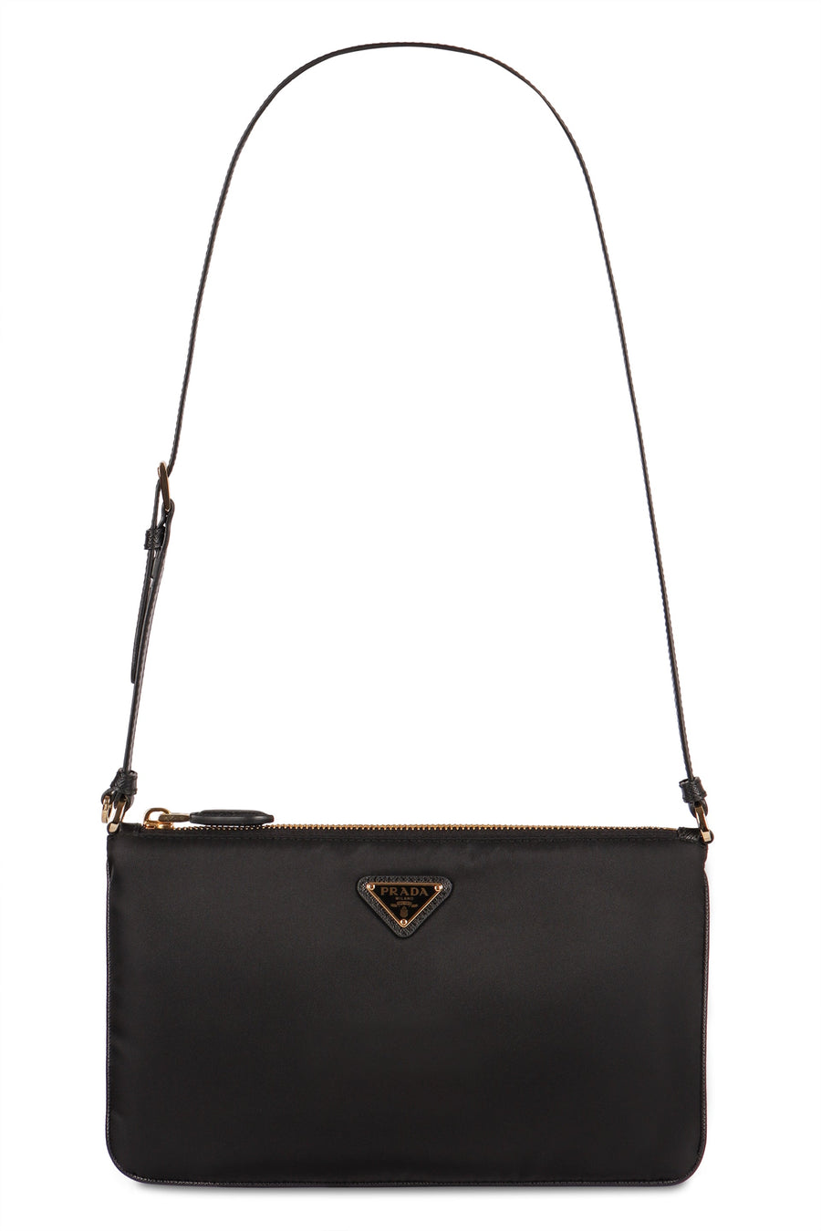 Prada Re-Nylon Shoulder Bag — Black Polyamide