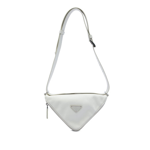 Saffiano Cuir Triangle Convertible Shoulder Bag - Image 1