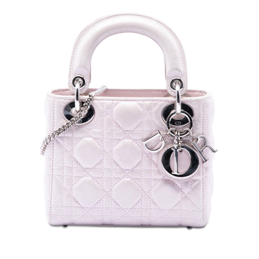 Mini Iridescent Lambskin Cannage Lady Dior - Image 1