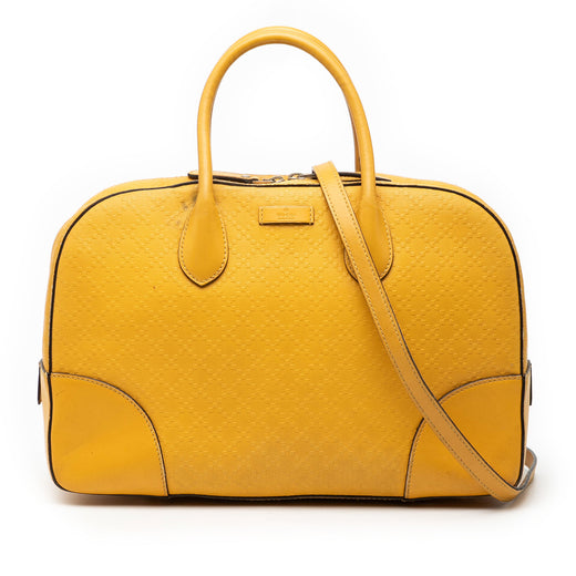 Diamante Bright Leather Satchel - Image 1