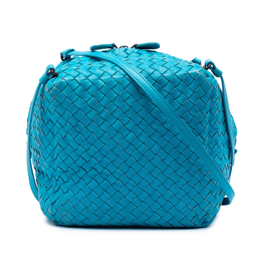 Nappa Intrecciato Cube Crossbody - Image 1
