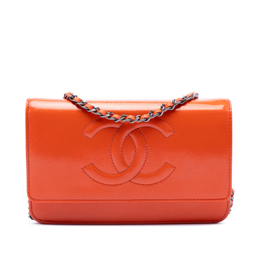 CC Patent Caviar Wallet On Chain - Image 1