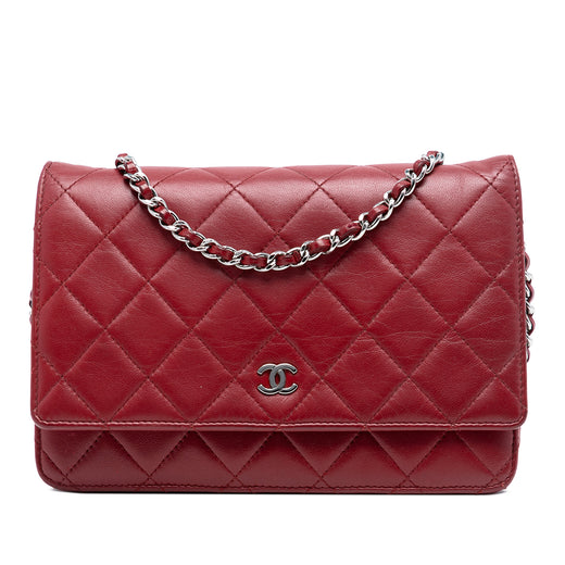 CC Quilted Lambskin Wallet on Chain - Image 1