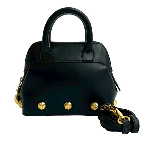 Mini Studded Leather Satchel - Image 1