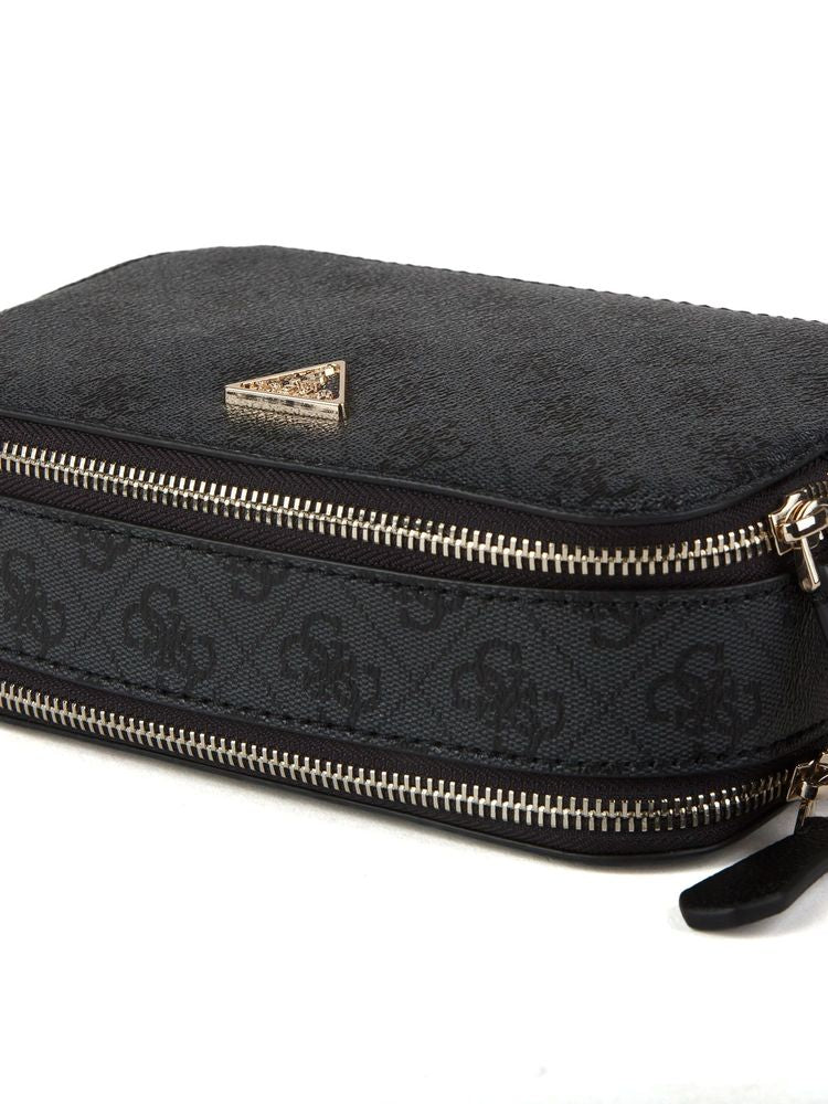 Guess Crossbody Bag — Black Polyurethane