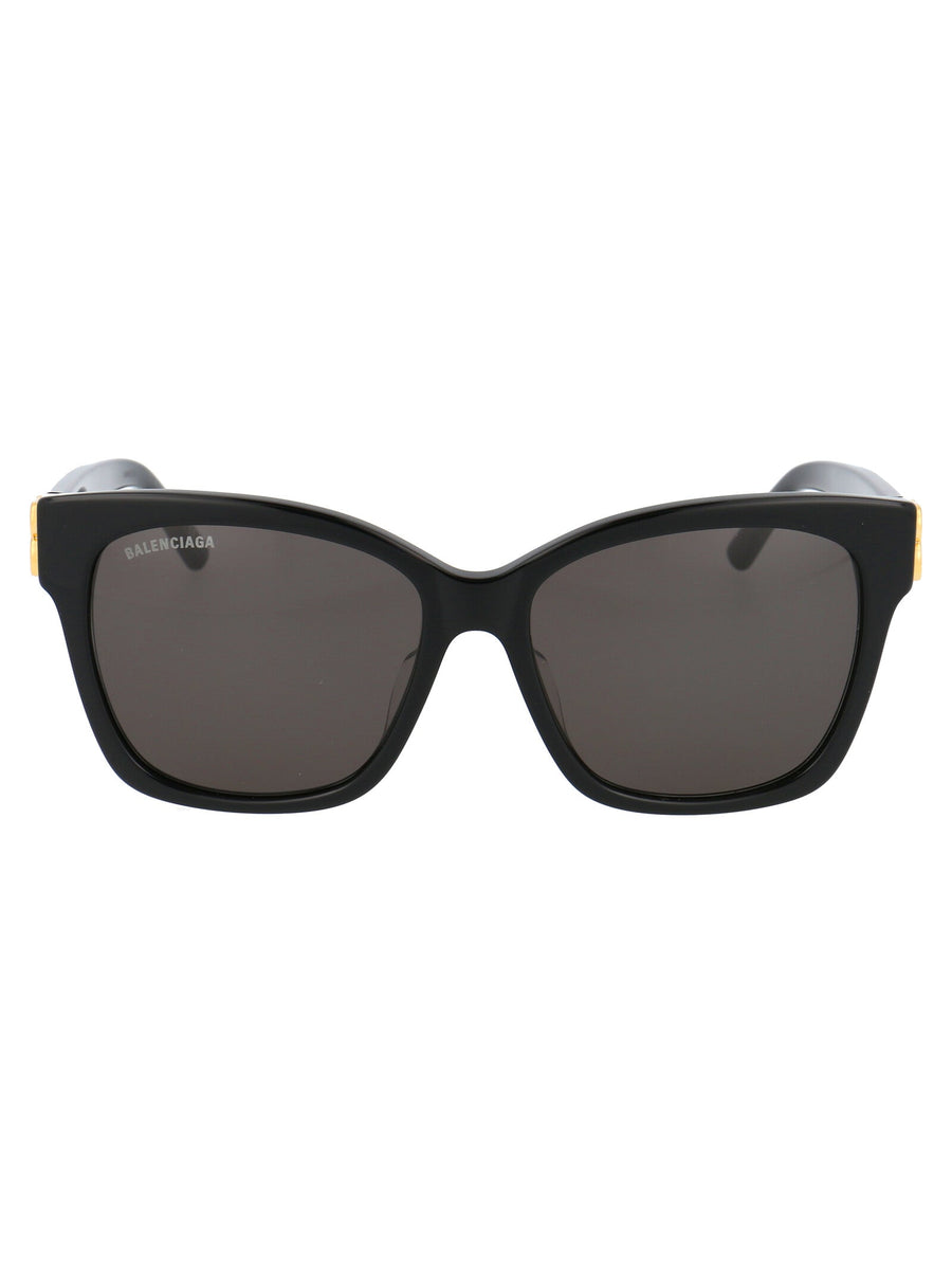 Balenciaga Bb0102sa Metal Frame Sunglasses — Black