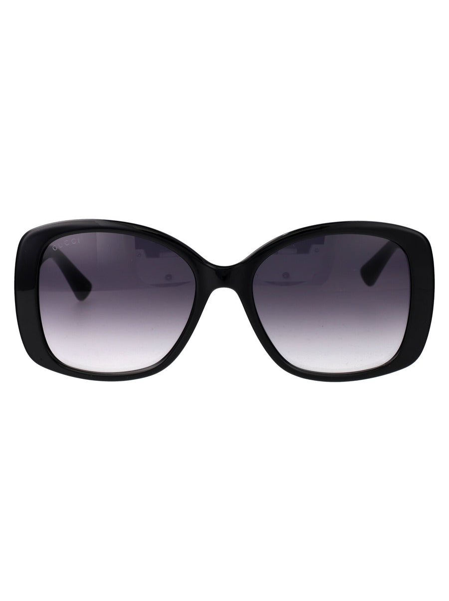 Gucci Gg0762s Gradient Tinted Injected Sunglasses — Black