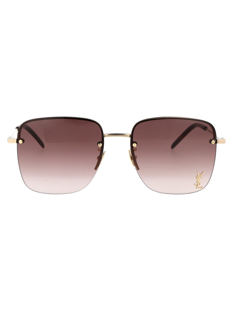 Saint Laurent Sl312 Sunglasses — Gold Metal