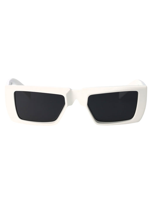 Prada 0pr Rectangular Acetate Sunglasses — White