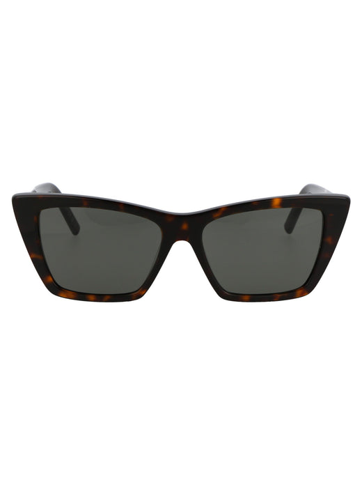 Saint Laurent Sl276 Sunglasses — Brown Acetate