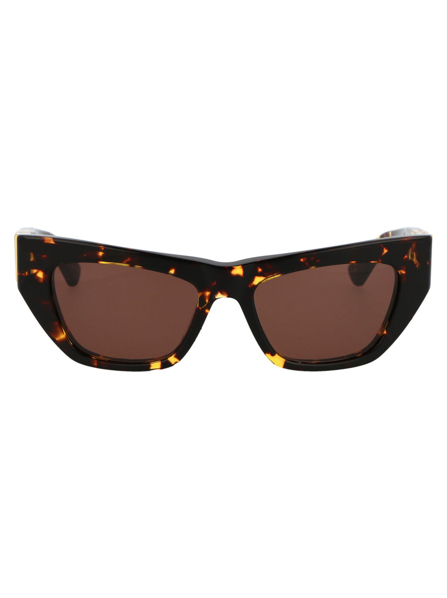 Bottega Veneta Bv1177s Tortoiseshell Acetate Sunglasses — Brown