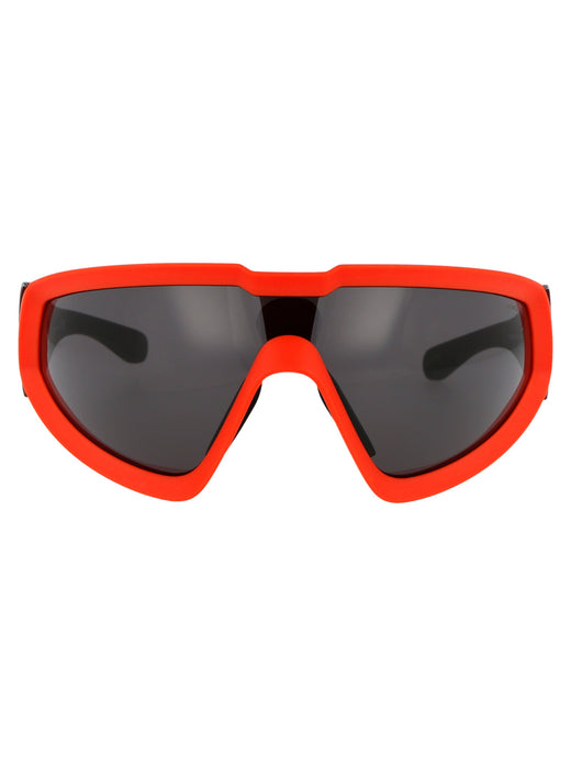 Moncler Ml0249 Acetate Shield Sunglasses — Orange