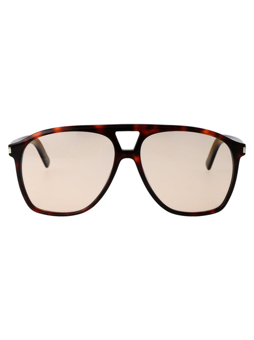 Saint Laurent Sl596 Sunglasses — Brown Acetate