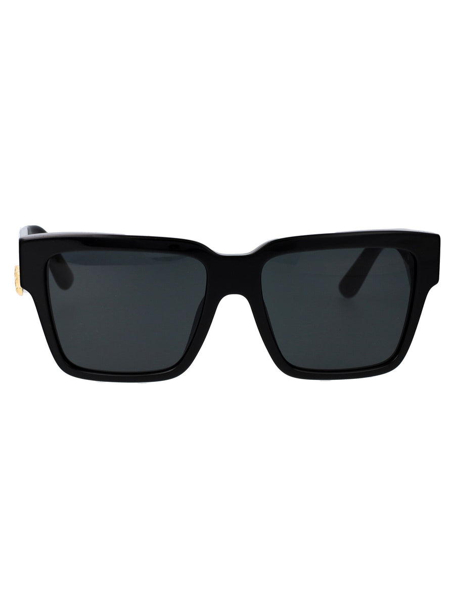 Dolce & Gabbana 0dg4436 Sculpted Acetate Sunglasses — Black