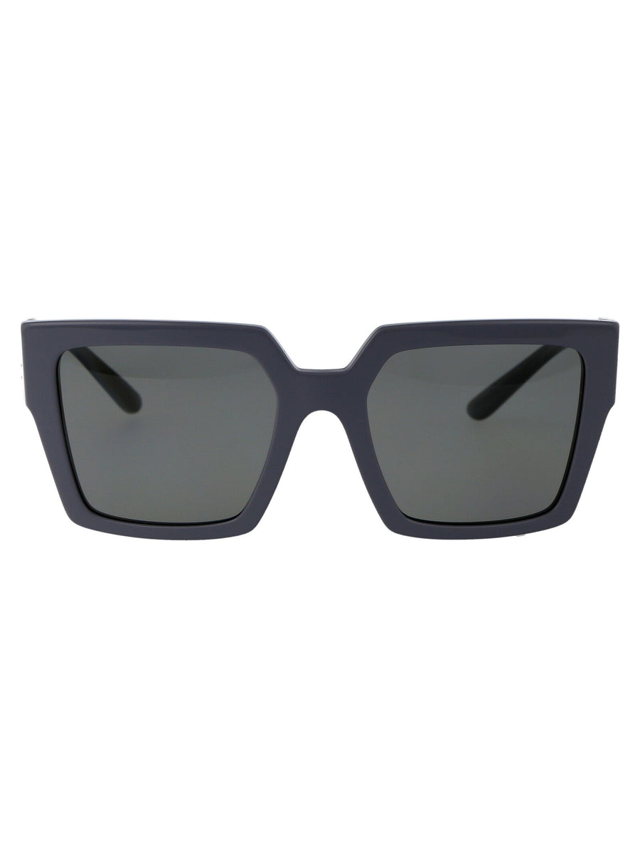 Dolce & Gabbana 0dg4446b Square-Frame Acetate Sunglasses — Gray