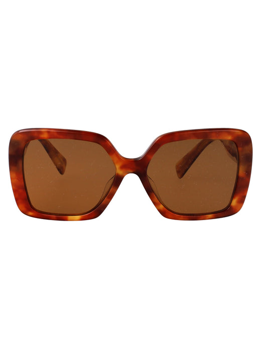 Miu Miu 0mu Light Havana Acetate Sunglasses — Brown