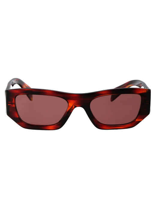 Prada 0pr Havana Red Acetate Sunglasses —
