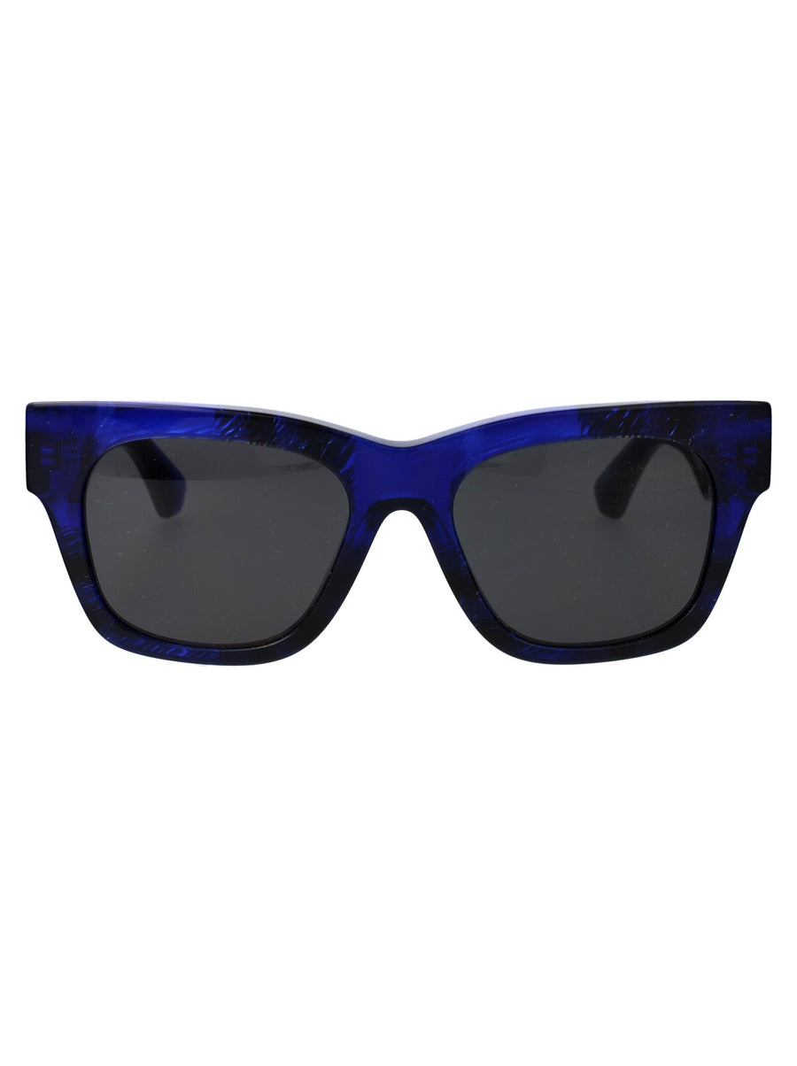Burberry 0be4424 Check Blue Acetate Sunglasses —