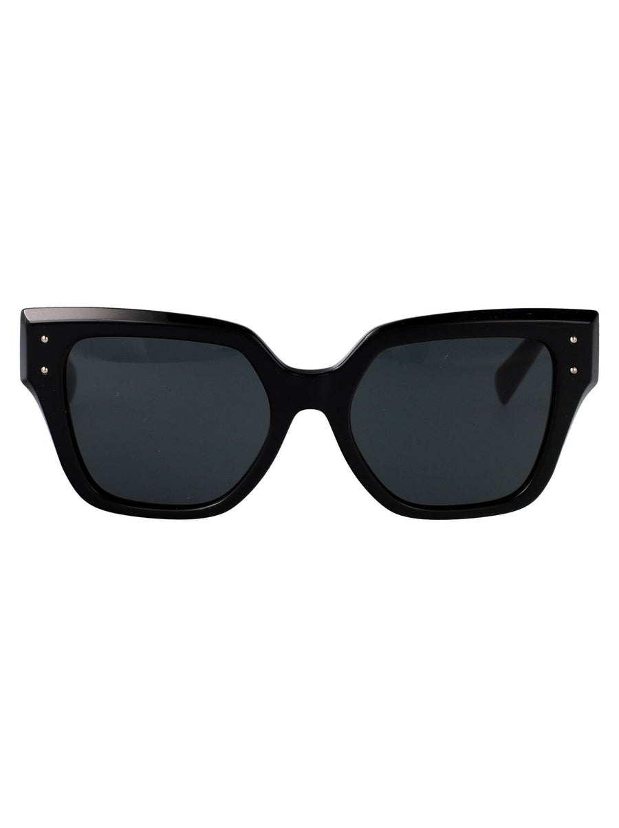 Dolce & Gabbana 0dg4471 Sculpted Black Acetate Sunglasses —