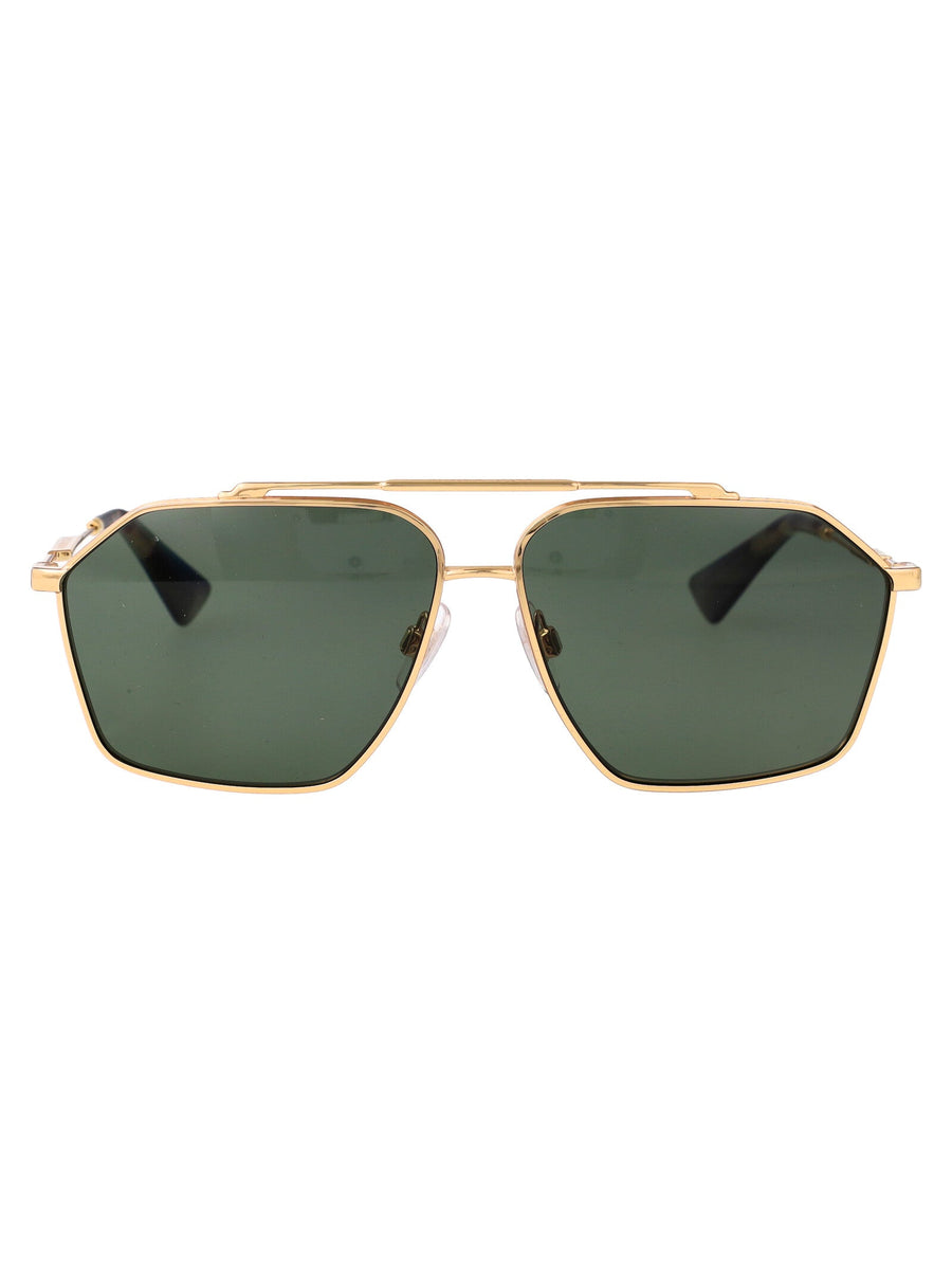 Dolce & Gabbana 0dg2303 Gold Metal Frame Sunglasses —