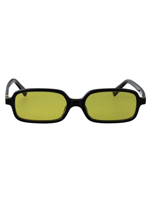 Miu Miu 0mu Rectangular Acetate Sunglasses — Black