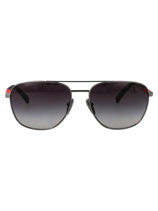 Prada 0ps Sunglasses — Gray Steel