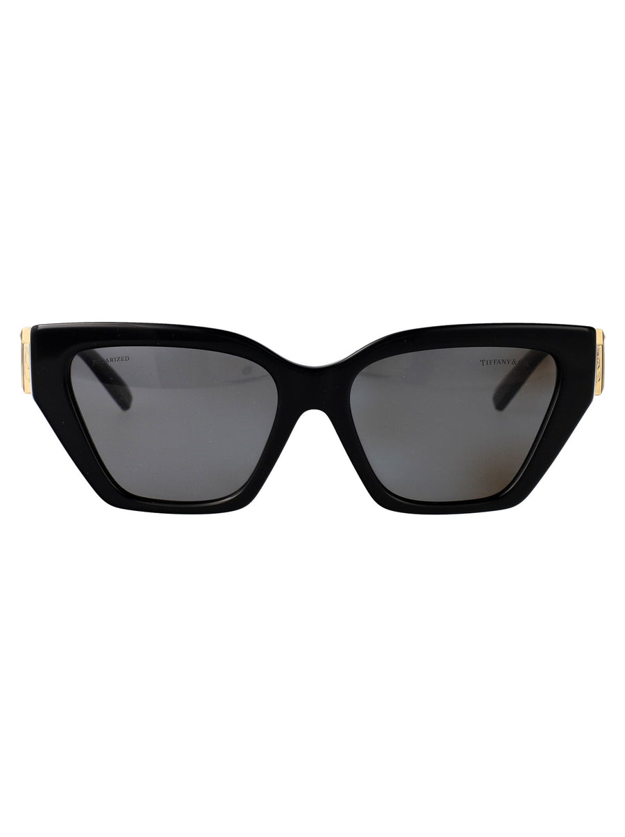 Tiffany & Co. 0tf4218 Cat-Eye Black Acetate Sunglasses —