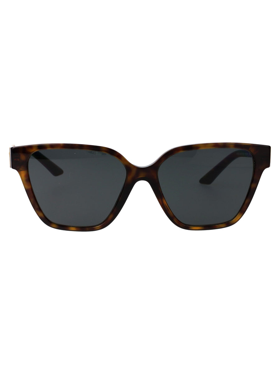 Versace 0ve4471b Havana Acetate Sunglasses — Brown
