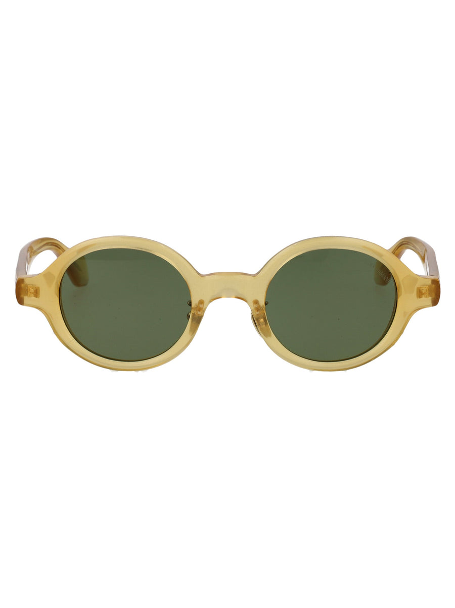 Giorgio Armani 0ar8205 Round Frame Sunglasses — Gold Acetate